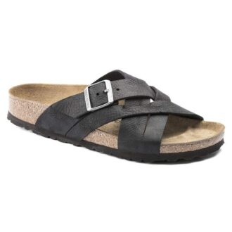 Lugano de cuero engrasado Camberra Old Black
