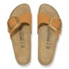 Madrid Big Buckle Cuero Nubuck Naranja Quemado