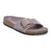 Madrid Big Buckle de charol de piel natural