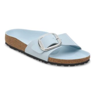 Madrid Big Buckle de charol de piel natural