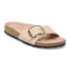 Madrid Big Buckle de charol de piel natural