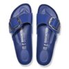 Madrid Big Buckle de charol de piel natural