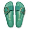 Madrid Big Buckle de charol de piel natural