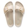 Madrid Big Buckle de charol de piel natural
