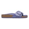 Madrid Big Buckle de charol de piel natural