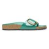 Madrid Big Buckle de charol de piel natural