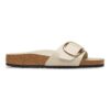 Madrid Big Buckle de charol de piel natural