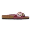 Madrid Big Buckle de charol de piel natural