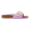 Madrid Big Buckle de charol de piel natural