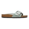 Madrid Big Buckle de charol de piel natural