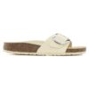Madrid Big Buckle de charol de piel natural