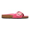 Madrid Big Buckle de charol de piel natural