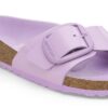 Madrid Big Buckle de charol de piel natural
