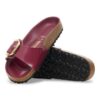 Madrid Big Buckle de charol de piel natural