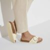 Madrid Big Buckle de charol de piel natural