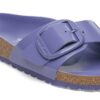 Madrid Big Buckle de charol de piel natural