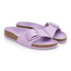 Madrid Big Buckle de charol de piel natural