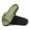 Madrid Big Buckle de charol de piel natural