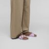 Madrid Big Buckle de charol de piel natural