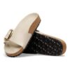Madrid Big Buckle de charol de piel natural