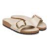 Madrid Big Buckle de charol de piel natural