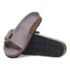 Madrid Big Buckle de charol de piel natural