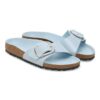 Madrid Big Buckle de charol de piel natural