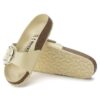 Madrid Big Buckle de charol de piel natural
