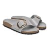 Madrid Big Buckle de charol de piel natural