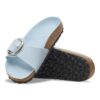 Madrid Big Buckle de charol de piel natural