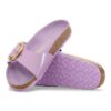 Madrid Big Buckle de charol de piel natural