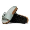 Madrid Big Buckle de charol de piel natural