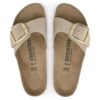 Madrid Big Buckle de piel nobuk natural