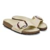 Madrid Big Buckle de piel nobuk natural