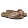 Madrid Big Buckle de piel nobuk natural
