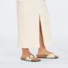 Madrid Big Buckle de piel nobuk natural