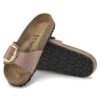 Madrid Big Buckle de piel nobuk natural