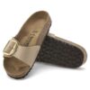 Madrid Big Buckle de piel nobuk natural