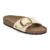 Madrid Big Buckle de rafia textil