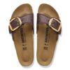 Madrid Big Buckle de rafia textil