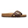Madrid Big Buckle de rafia textil
