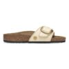 Madrid Big Buckle de rafia textil