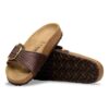 Madrid Big Buckle de rafia textil