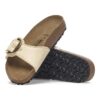 Madrid Big Buckle de rafia textil