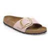 Madrid con Big Buckle de piel nobuk