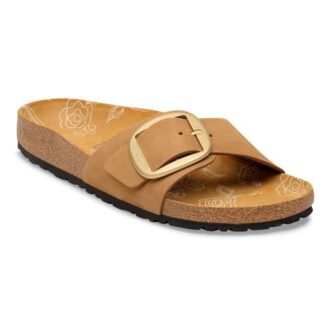Madrid con Big Buckle de piel nobuk