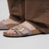 Madrid con Big Buckle de piel nobuk