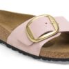 Madrid con Big Buckle de piel nobuk