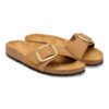 Madrid con Big Buckle de piel nobuk