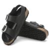 Milano Big Buckle de cuero natural aceitado